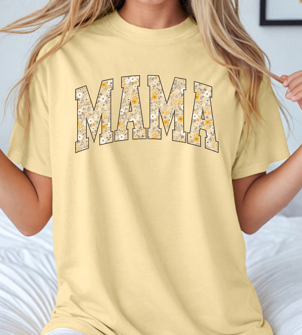 MaMa Spring Floral Tee