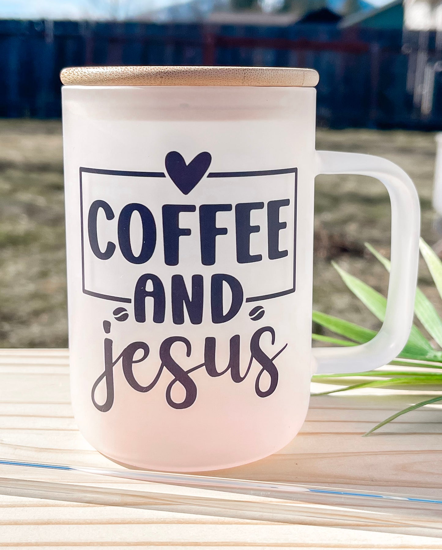 Coffee & Jesus Frosted Mug