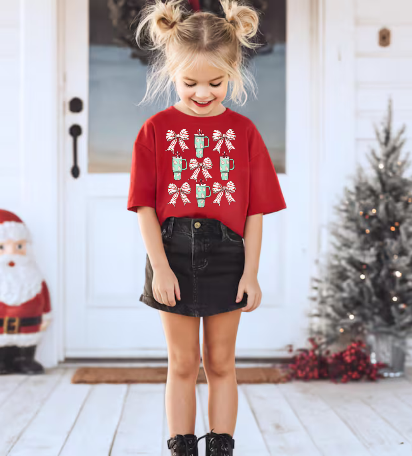 Christmas Bows and Stanleys T-Shirt