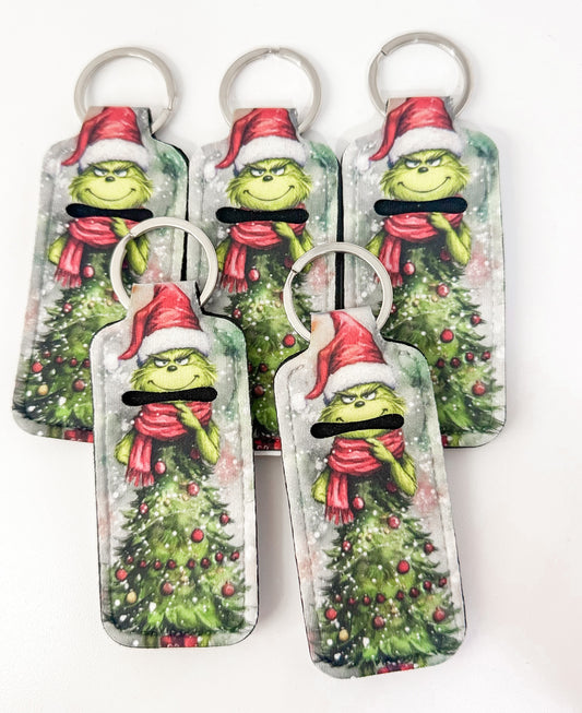 Grinchy Chapstick Holders