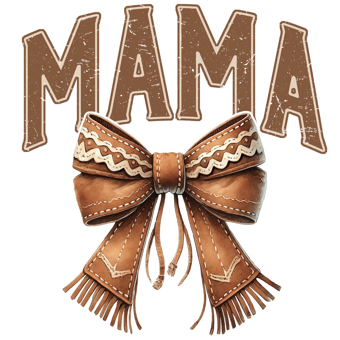 Western Mama Bow DTF