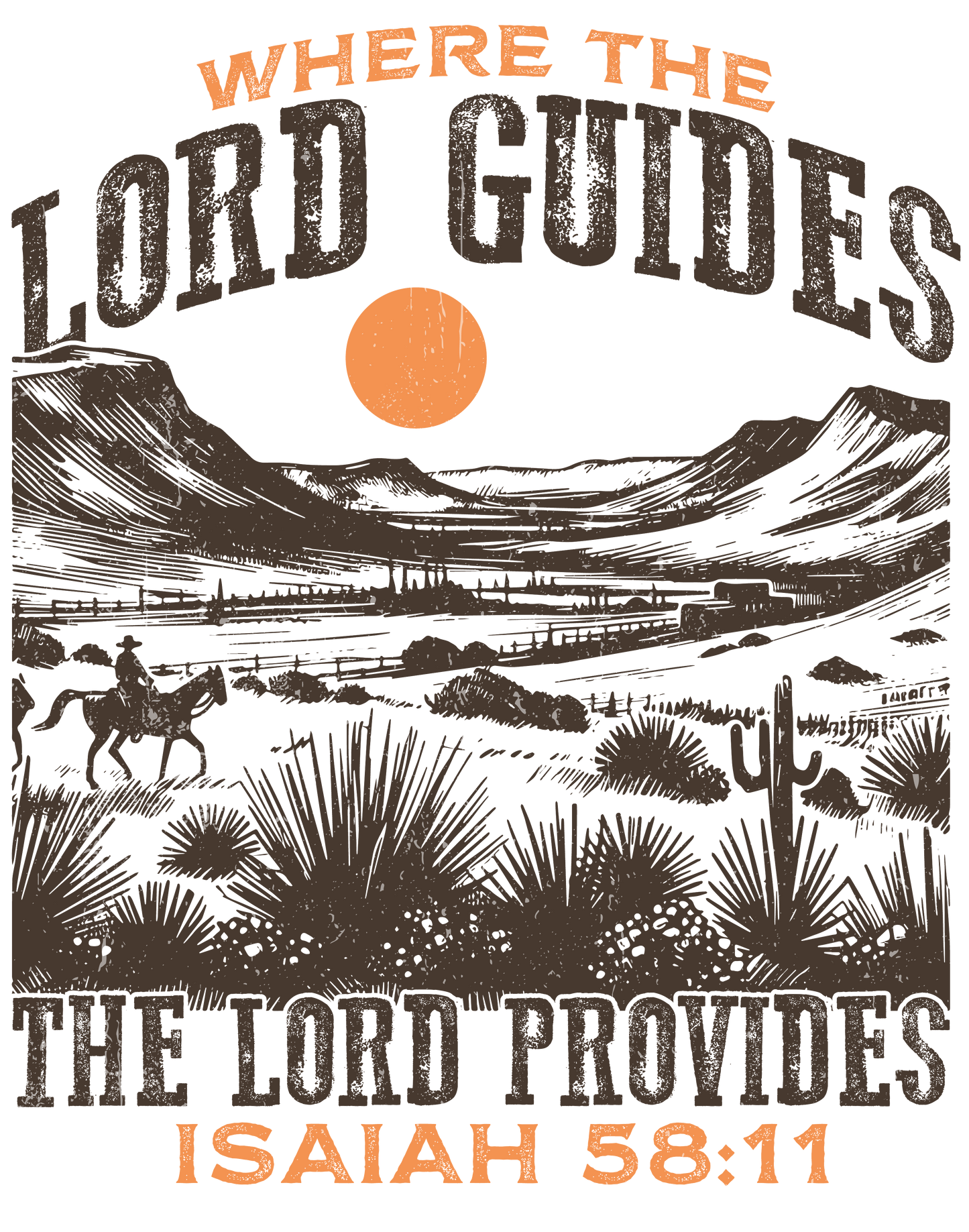 Where the Lord Guides DTF