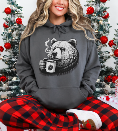 Grizzly Grounds Bear Hoodie