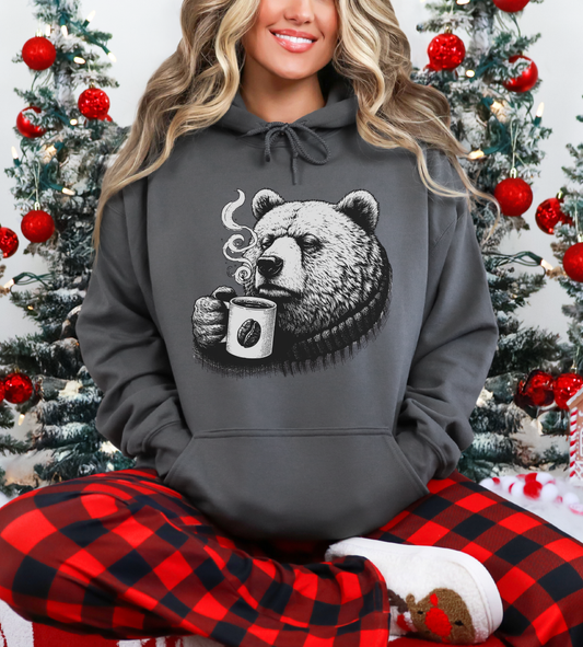 Grizzly Grounds Bear Hoodie