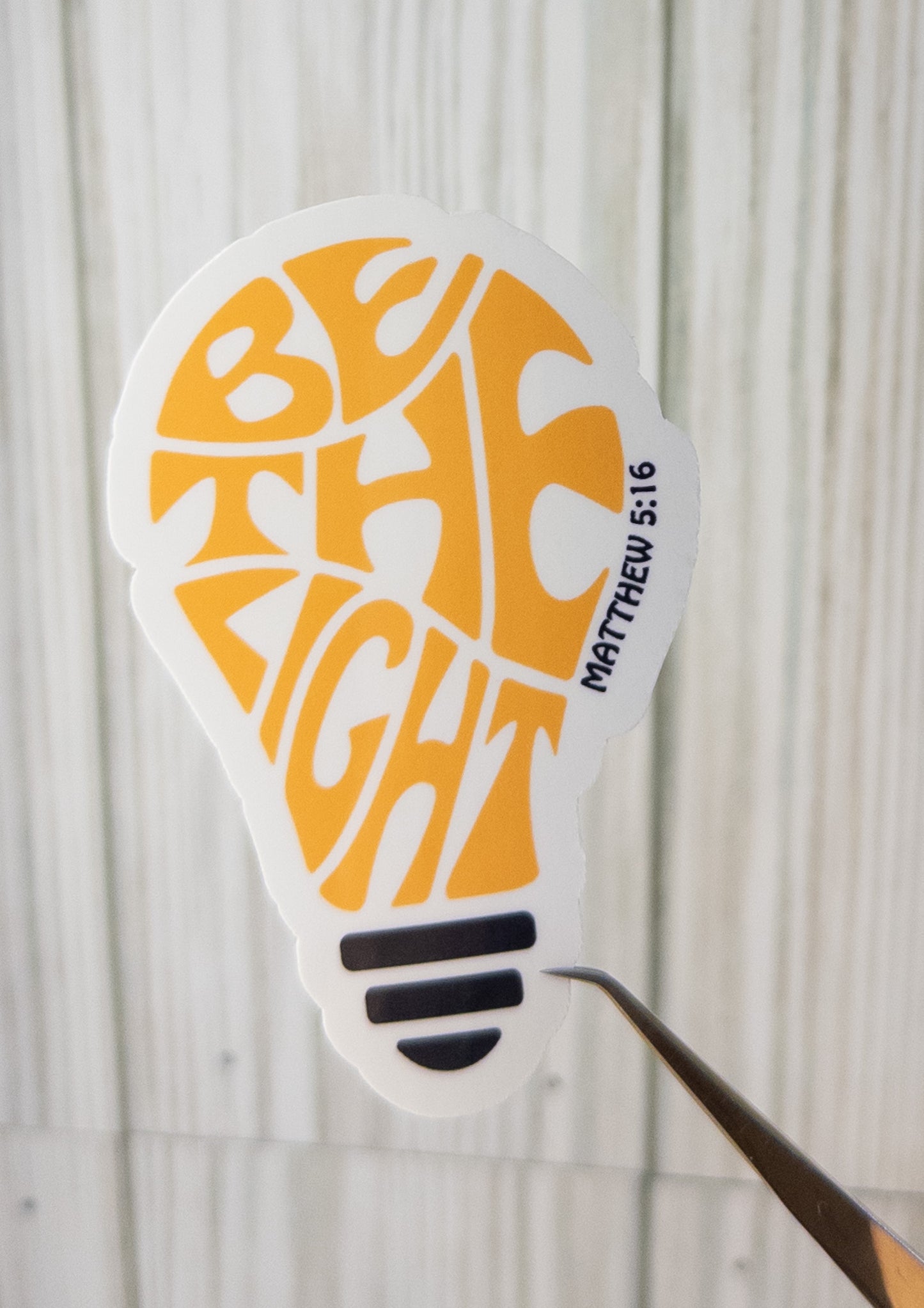 Be the Light Sticker
