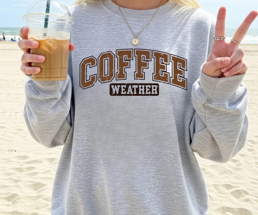Retro Coffee Weather Sweatshirt