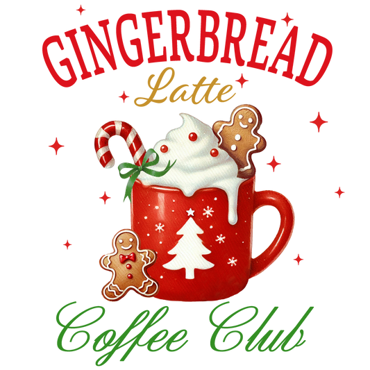 Gingerbread Latte Coffee Club DTF