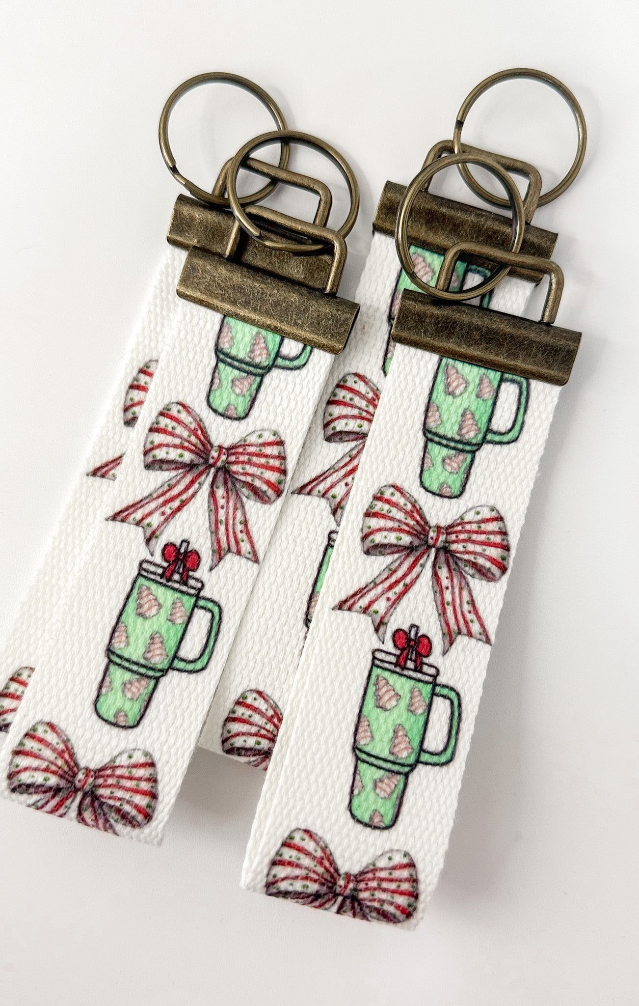 Stanleys and Bows Keychain