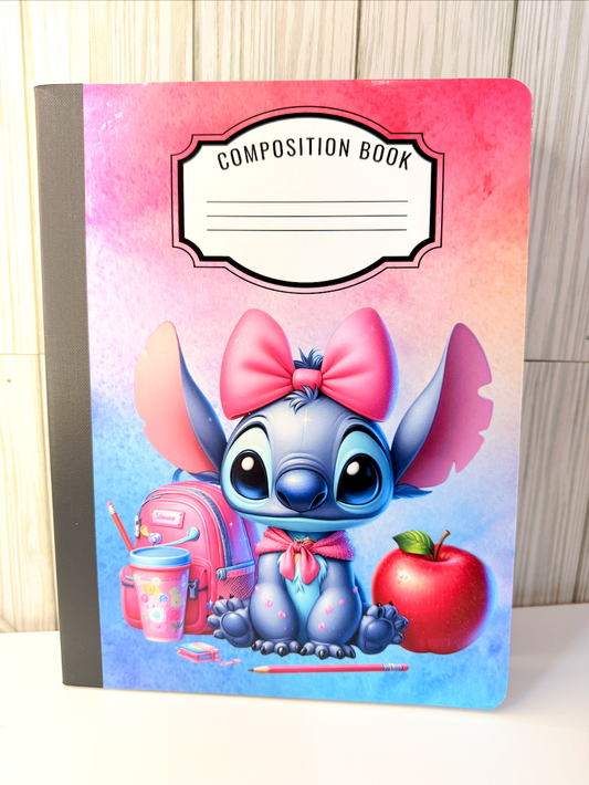 Lilo Girly School Composition Books