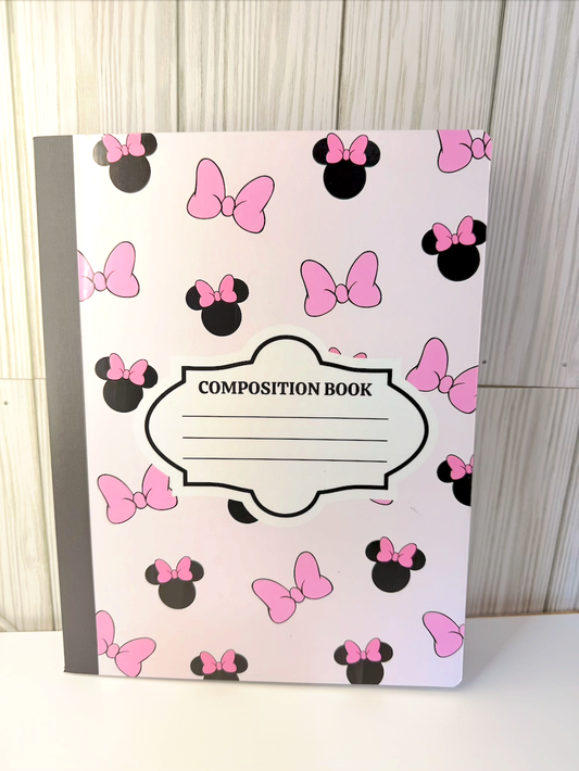 Minnie Mouse Bows Composition Books