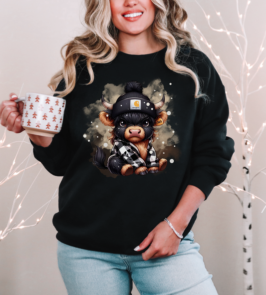 Carhartt Highland Cow Sweatshirt