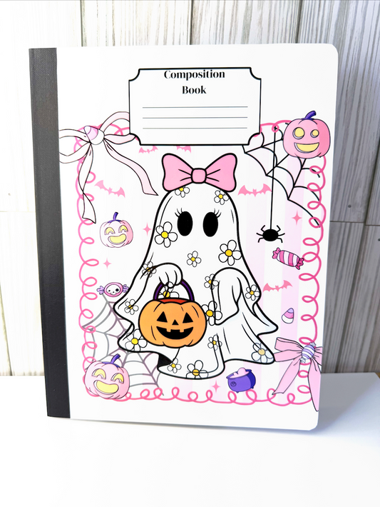 Cute Girly Ghost Composition Books