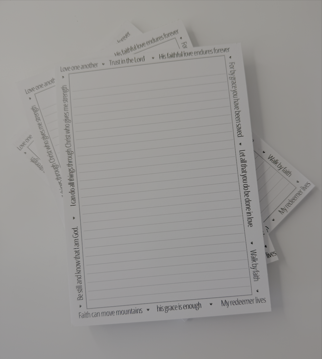 Faith Reminders Notepad